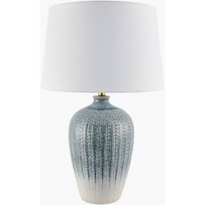 Livabliss Owaka 28"H x 18"W 18"D Traditional Blue Table Lamps | Target
