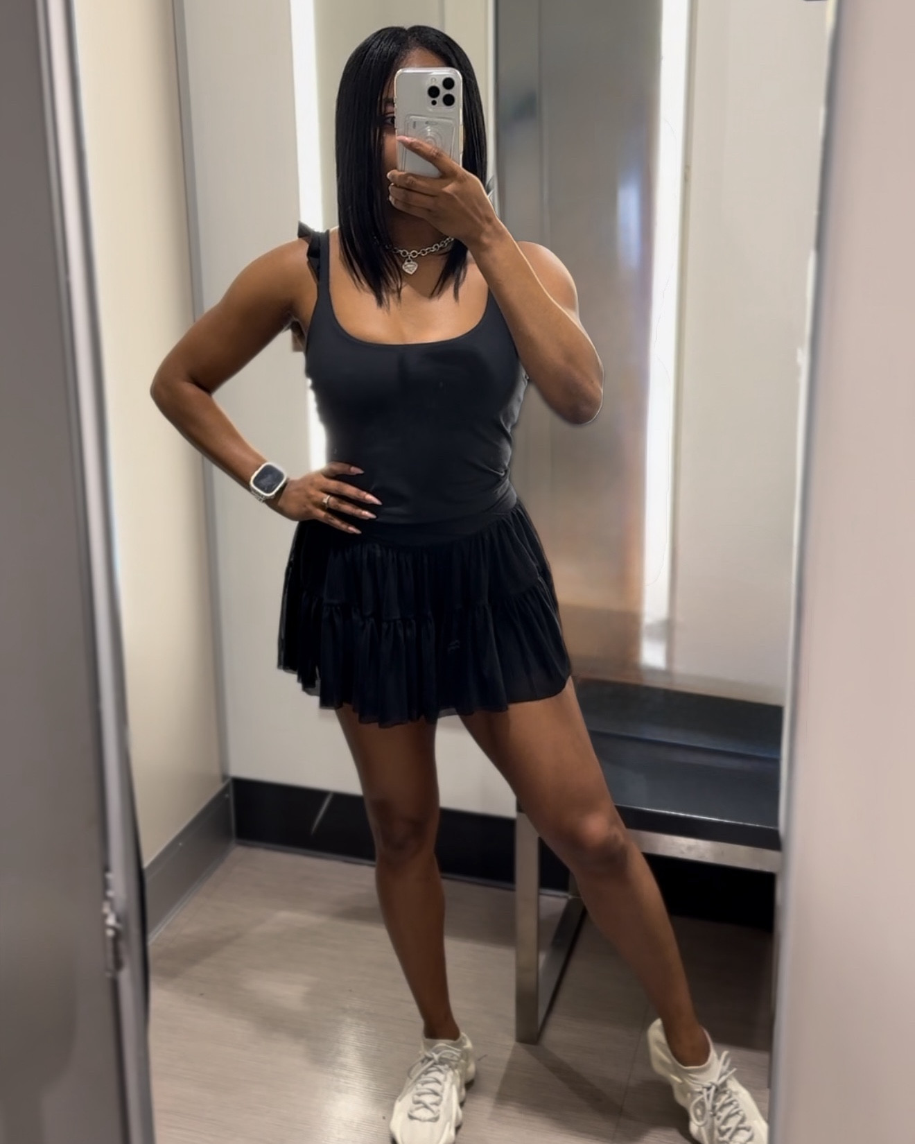 Workout but make it chic 🖤 This Blogilates set from Target is giving activewear-meets-everyday vibes. The Ballerina Skort features a crisscross waistband, tiered mesh, built-in shorts (with pockets!), and a seam-free front for the smoothest fit. Paired with the Ruffle Tank for that perfect blend of elegance and support.

Whether you’re hitting the gym, running errands, or just embracing the athleisure trend, this set is a total must-have. Shop now on Target!

#LTKfit #BlogilatesxTarget #ActivewearStyle #ChicAndFunctional

#LTKFitness #LTKWatchNow #LTKSeasonal