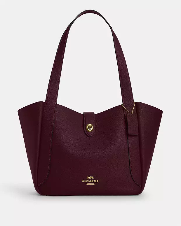 Hadley Turnlock Tote Bag | Coach Outlet US
