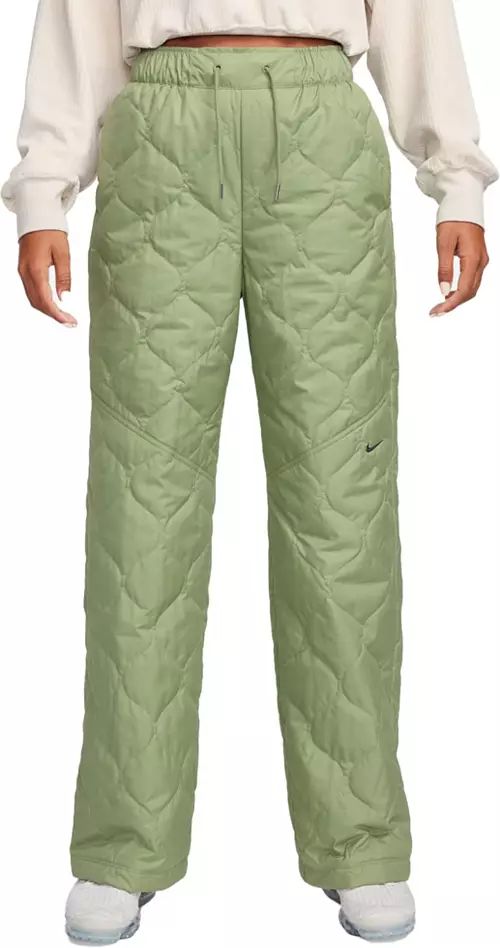 Nike Sportswear Women's Essential Quilted High-Waisted Open-Hem Pants | Dick's Sporting Goods