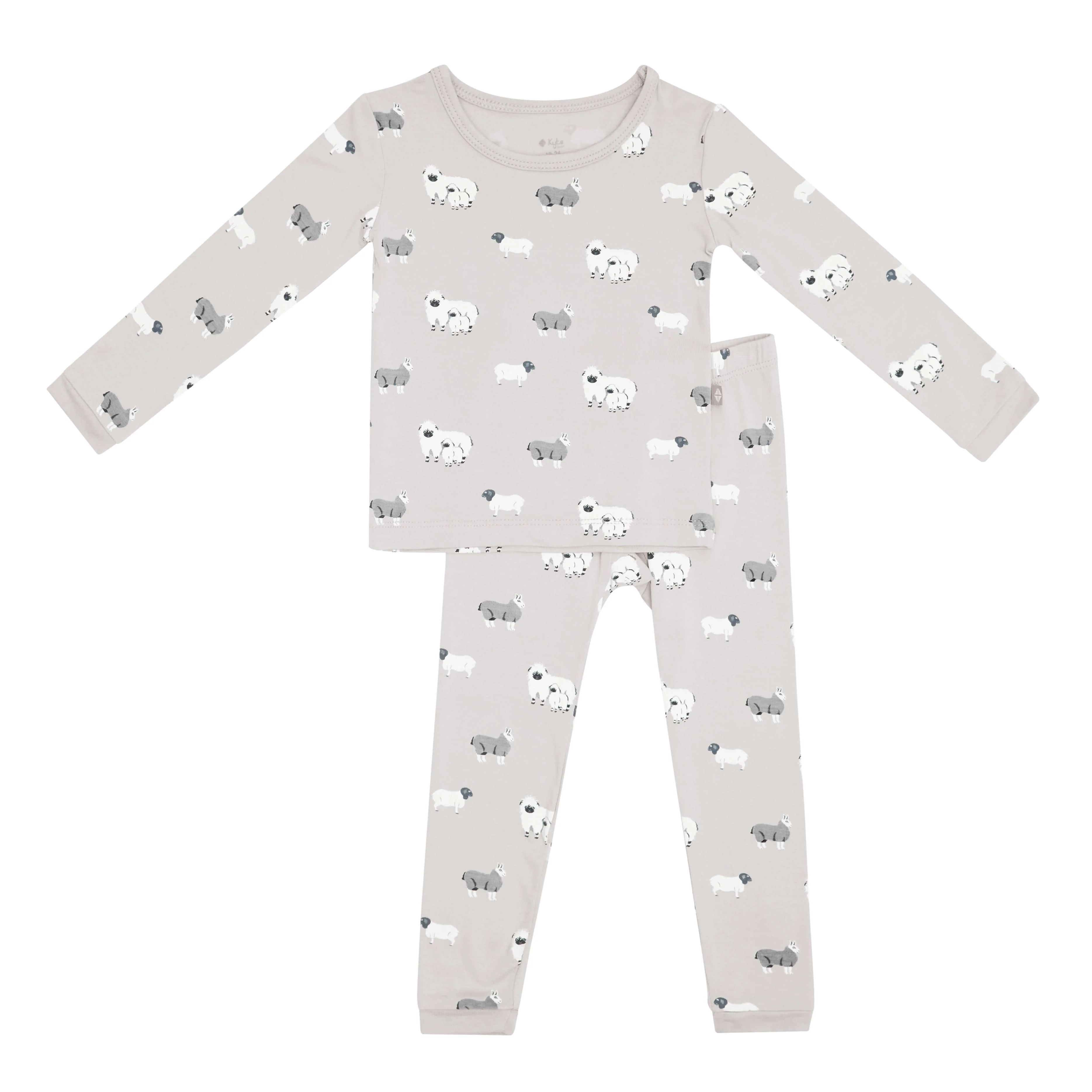 Toddler Pajama Set in Lamb | Kyte BABY