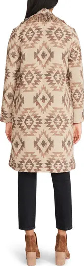 BB Dakota by Steve Madden Fringe Shawl Collar Coat | Nordstrom | Nordstrom