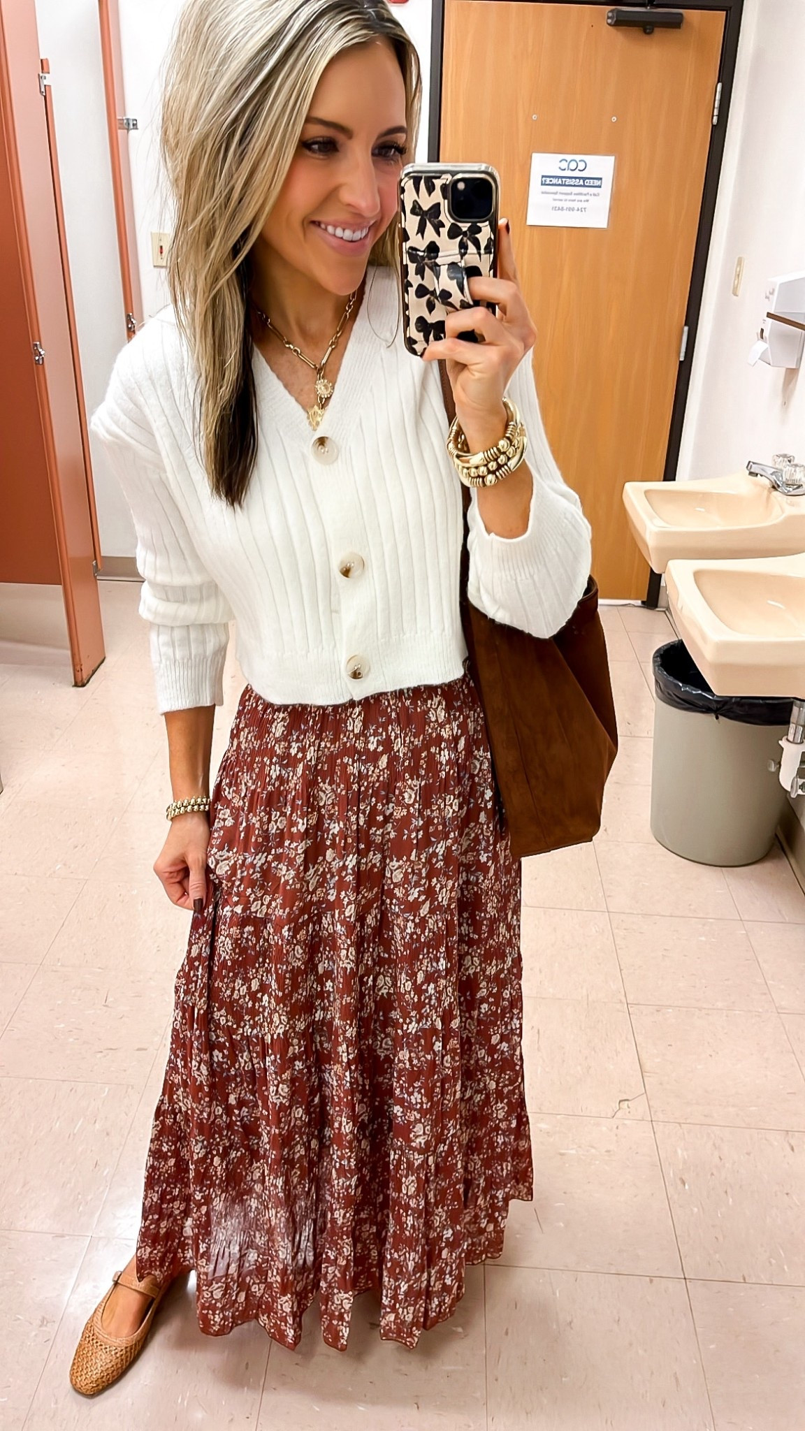 Loving this floral skirt from Amazon! Perfect for a casual day, classroom, office or church. Wearing xs in cardigan, small in skirt.

#LTKWorkwear #LTKFindsUnder50 #LTKStyleTip