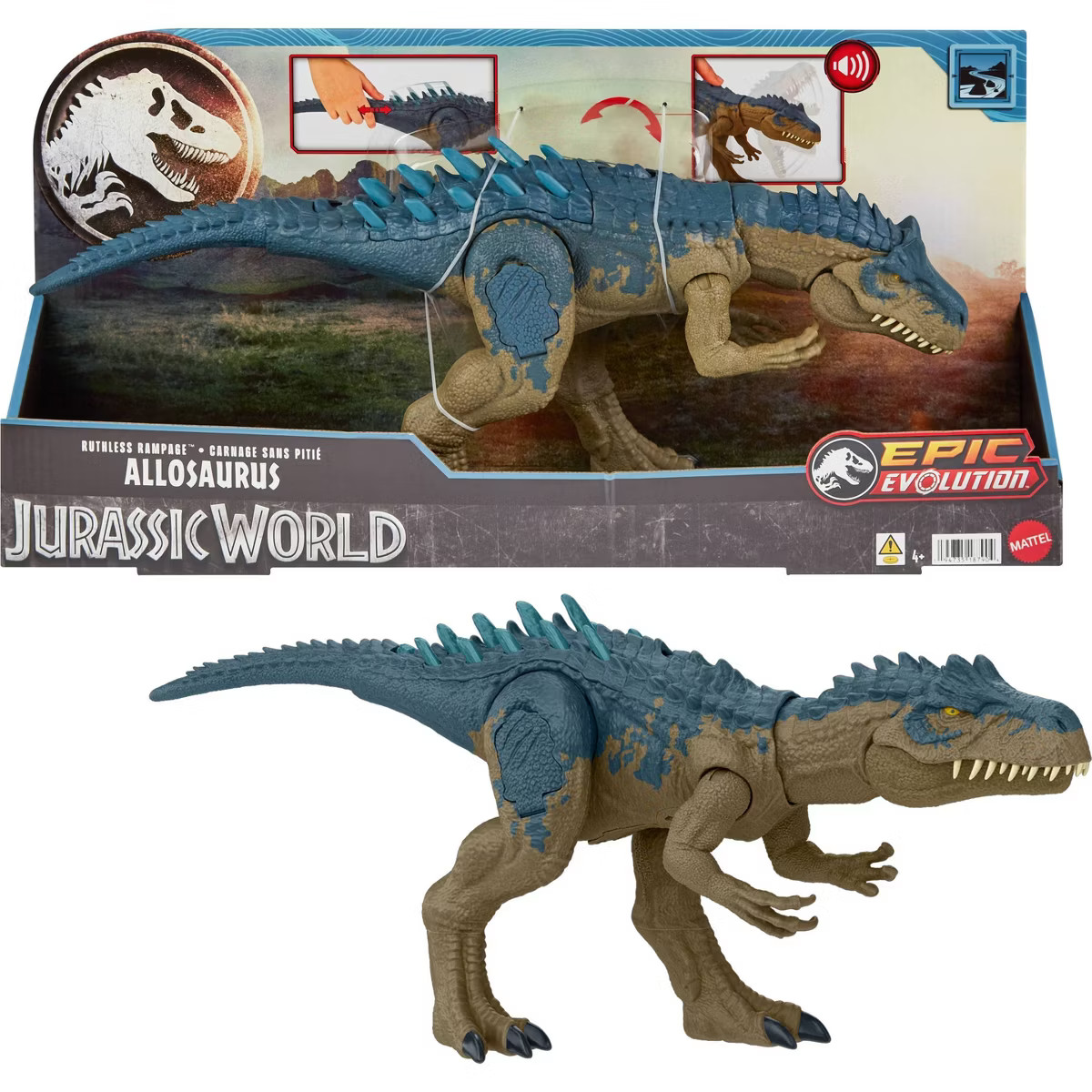 Jurassic World Allosaurus Ruthless Rampage Action Figure | Target