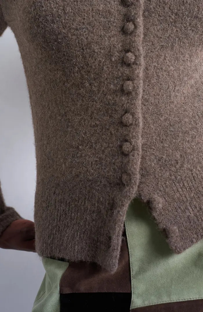 Topshop Covered Button Cardigan | Nordstrom | Nordstrom