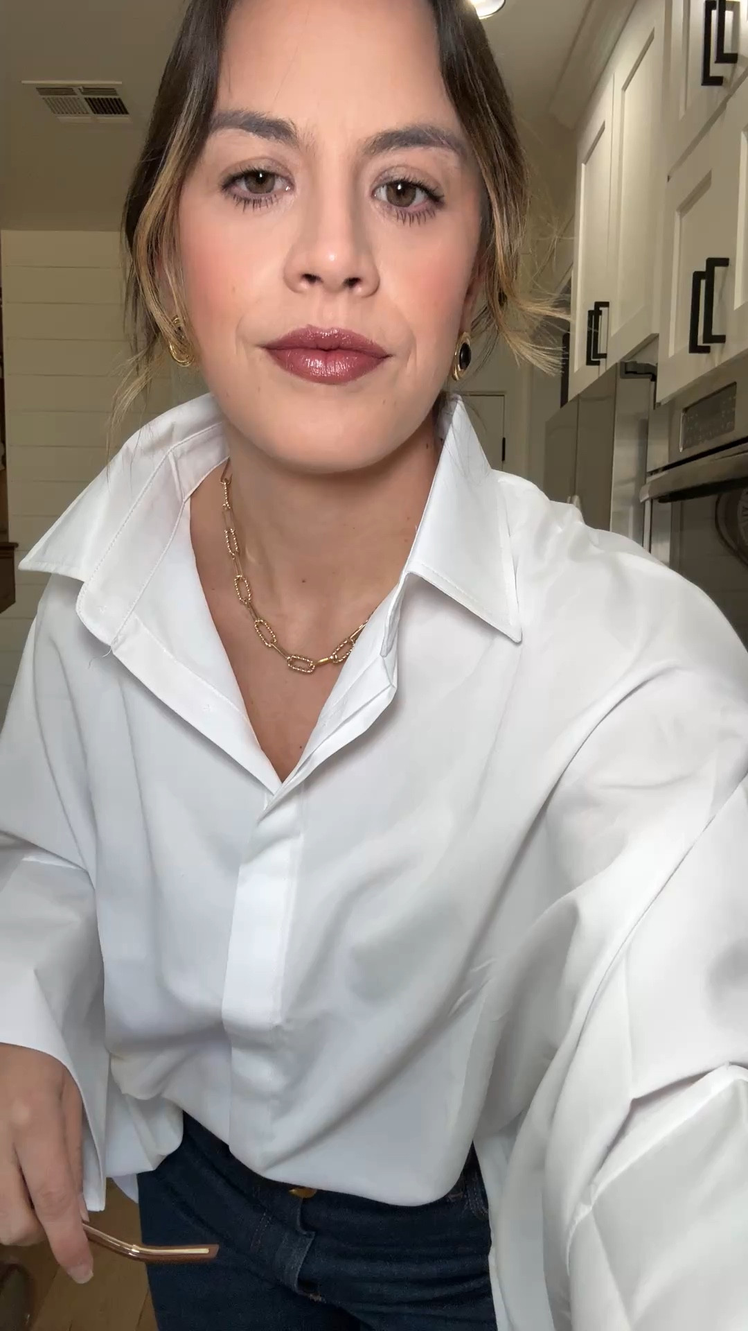 My favorite black top also comes in white. This will be the crispy white button down you’ll wear all spring. It gives that 90s inspired Carolyn Bessette Kennedy look on a budget  

#LTKSeasonal #LTKSpringSale #LTKWorkwear