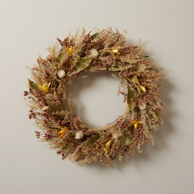 17" PINK ARTEMISIA WREATH | Indigo (CA)