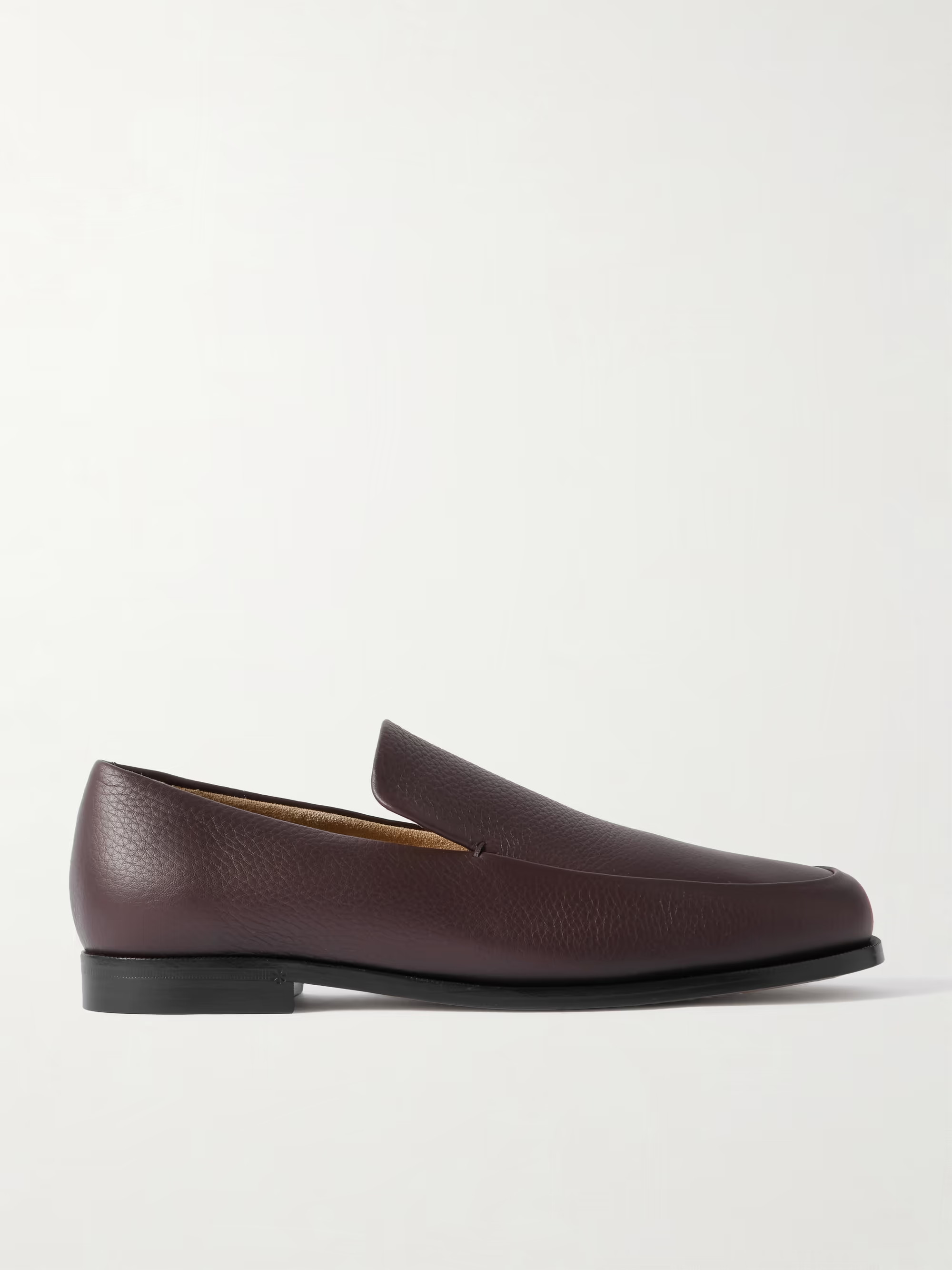 KHAITE Alessio textured-leather loafers | NET-A-PORTER | NET-A-PORTER (UK & EU)