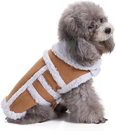 Rypet Small Dog Winter Coat - Shearling Fleece Dog Warm Coat for Small to Medium Breeds Dog | Amazon (US)