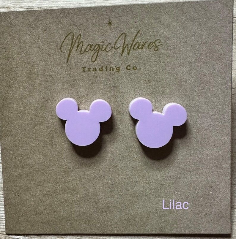 Pastel Studs, 9 Colors to Choose From, Laser Cut Stud Earrings, Pierced Earlobe Studs, Made to Or... | Etsy (US)