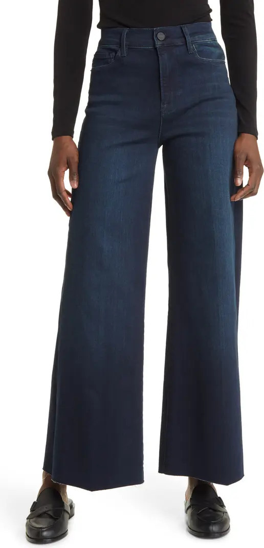 Le Palazzo Crop Wide Leg Jeans | Nordstrom