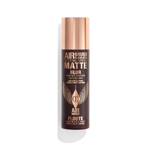 Charlotte Tilbury Airbrush Flawless Matte Setting Spray - Ultra-Fine Mist to Prime & Set Face Makeup For Up to 16Hr - Soothes, Blurs Pores & Calms Skin (3.3oz) | Amazon (US)