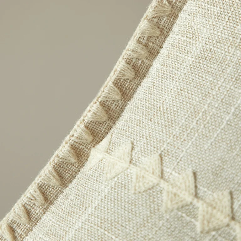 Mainstays by Becky G. & Alejandra Decorative Pillow, Papyrus Beige, 18" x 18" | Walmart (US)