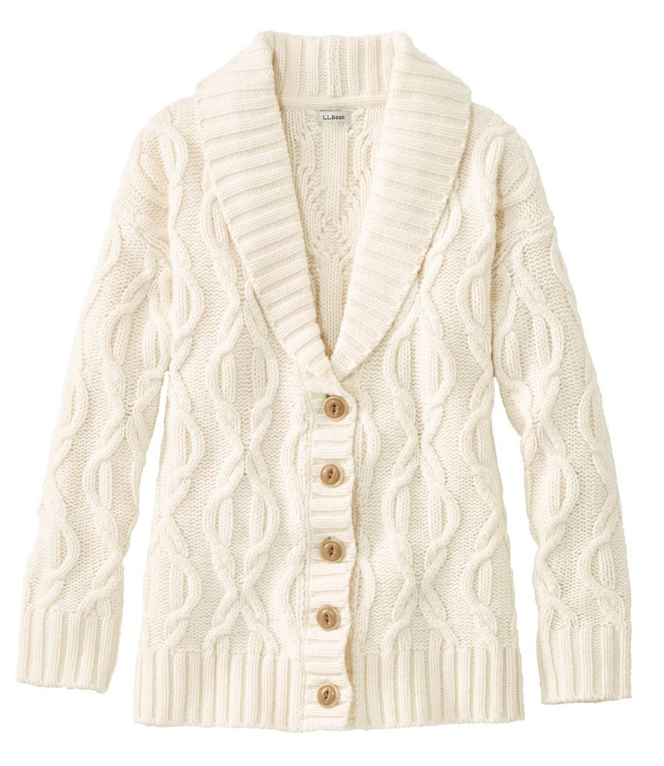 Women's Cozy Fisherman Sweater, Cardigan | L.L. Bean