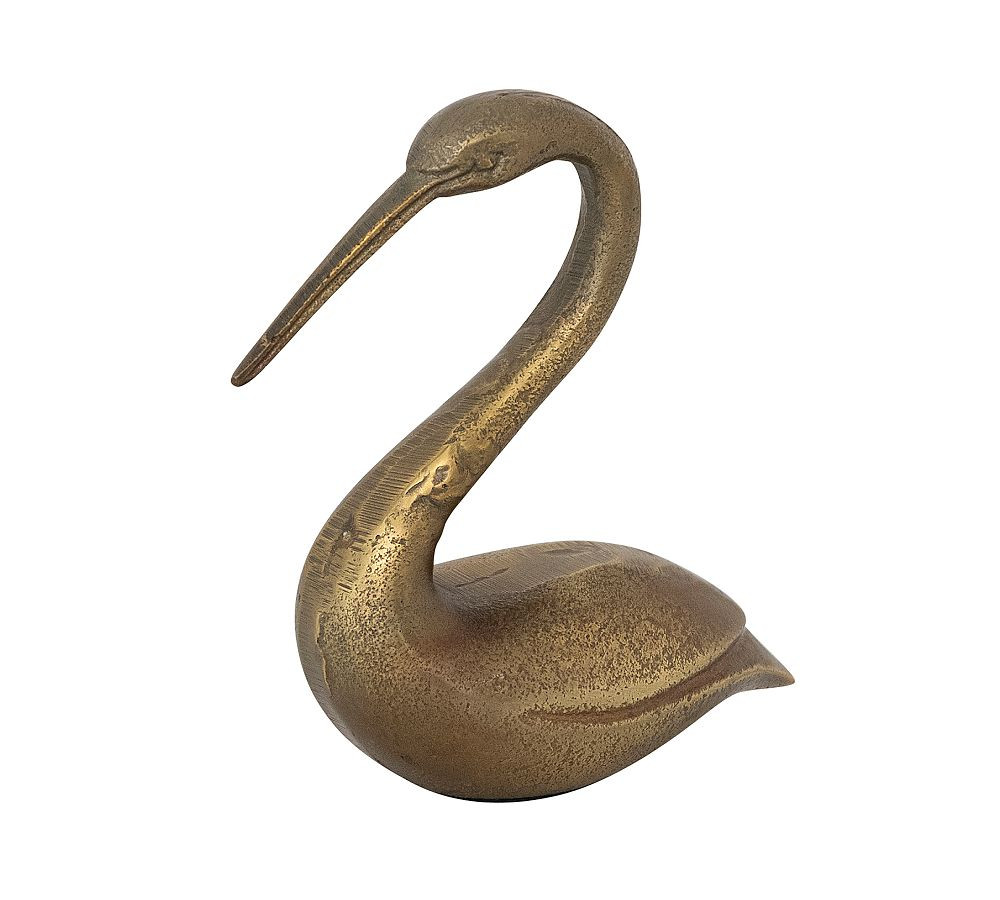 Antique Brass Bird Figurine | Pottery Barn (US)