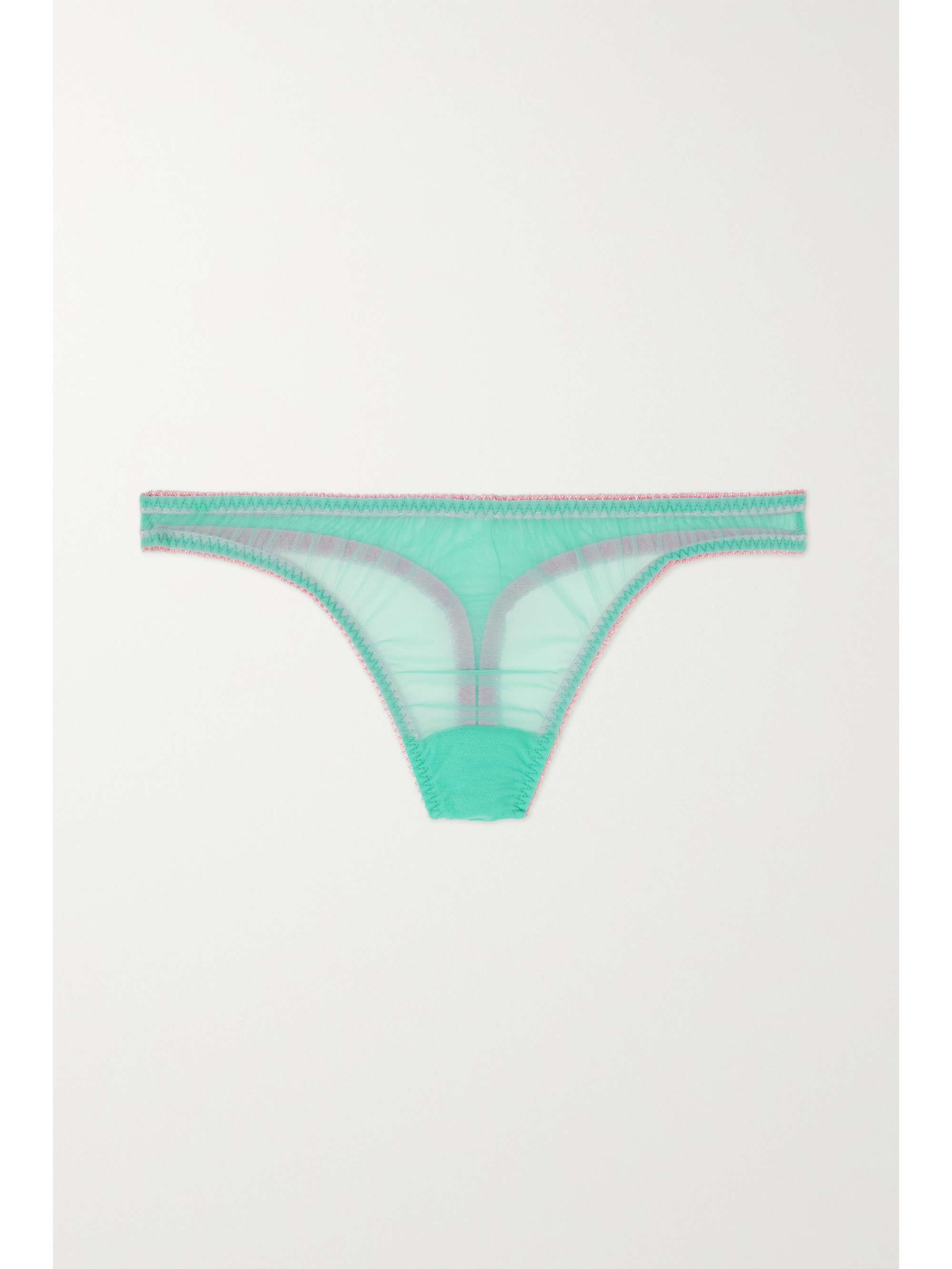 Linda stretch recycled-tulle thong | NET-A-PORTER (US)