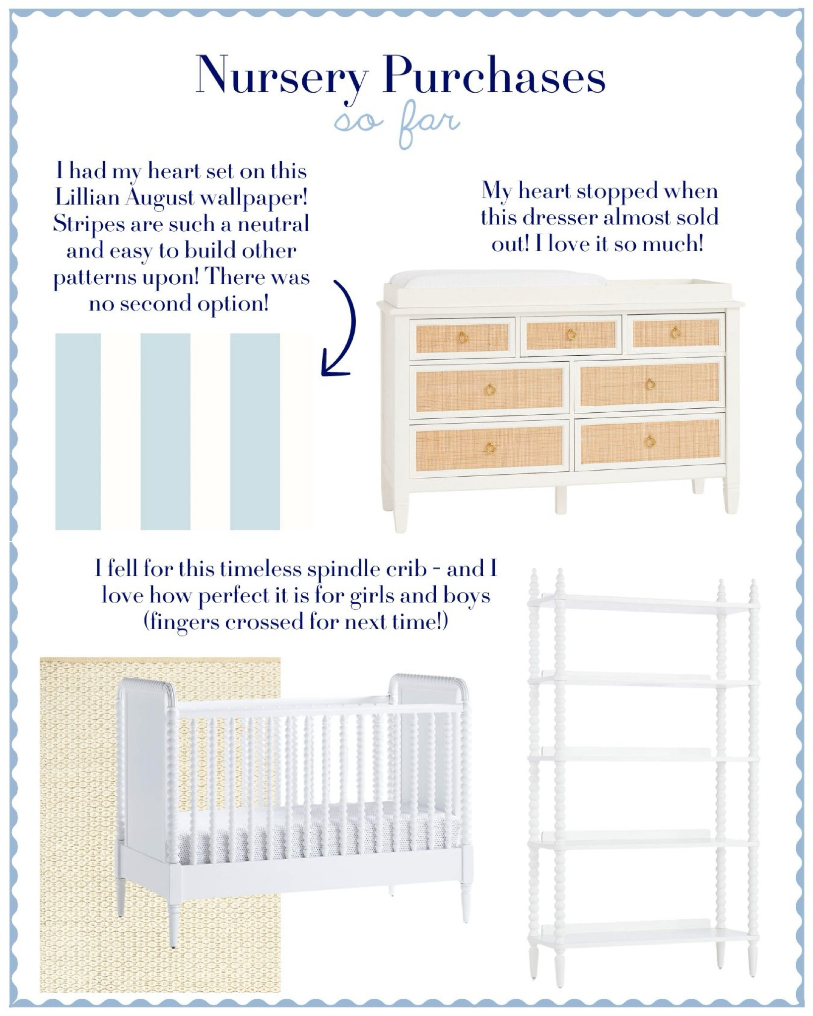 ~ Nursery purchases so far!!! 