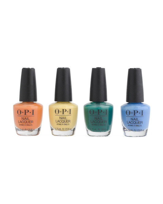 4pk Summer Mini Nail Lacquers | TJ Maxx