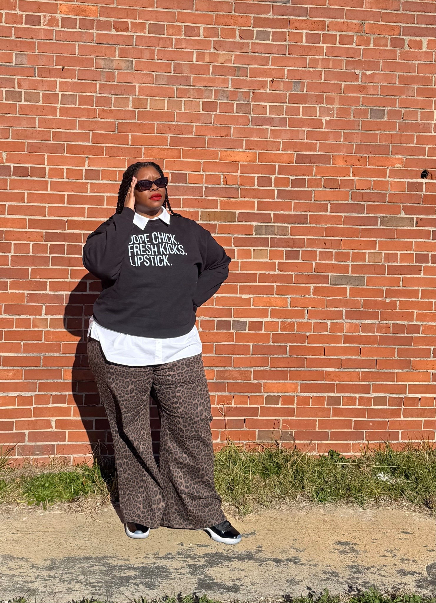 New year, same obsession. Animal print isn’t a phase, it’s a personality.

Outfit Deets

Sweatshirt: Tees of Life
Jeans: @torrid
Button Down: @goodwillintl 
Sneakers: @nike @jumpman23

#OOTD #AnimalPrint #FirstFit #StyleEnergy #NewYearVibes

#LTKPlusSize