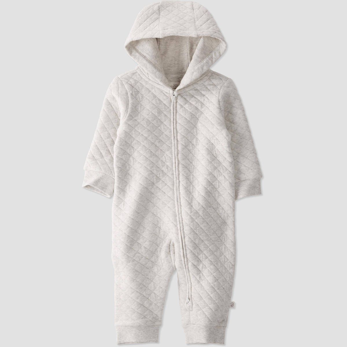 Little Planet by Carter's Organic️ Baby Quilted Zip Pram Coveralls - Gray | Target