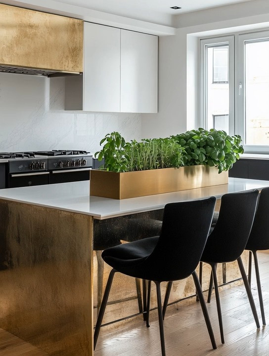 Looking to refresh your kitchen island from soft ivory minimalism to a richer, mid-century modern look?

You don’t need a full renovation. The shift is in the details.

Start with contrast. Swap in sleek, velvet bar stools—black, deep green, or even warm brown—to ground the space and add that designer depth. Then layer in warmth with a brushed gold planter filled with fresh, nourishing herbs. It’s functional, beautiful, and brings that subtle lived-in luxury every elevated kitchen has.

This is how you transition your space—clean, minimal, but with character.

A simple upgrade, but one that completely changes how your kitchen feels every single day.

Explore our edit of velvet counter stools and gold planters to recreate this look—product options linked below.

#kitchendesign #homedecorideas #modernkitchen #interiorstyling 

 #LTKHome