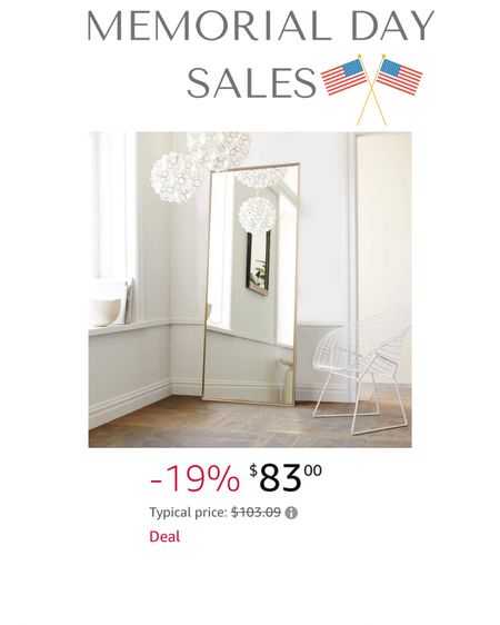 This floor mirror is on sale and perfect for a bedroom or entryway !

#LTKsalealert #LTKunder100 #LTKhome