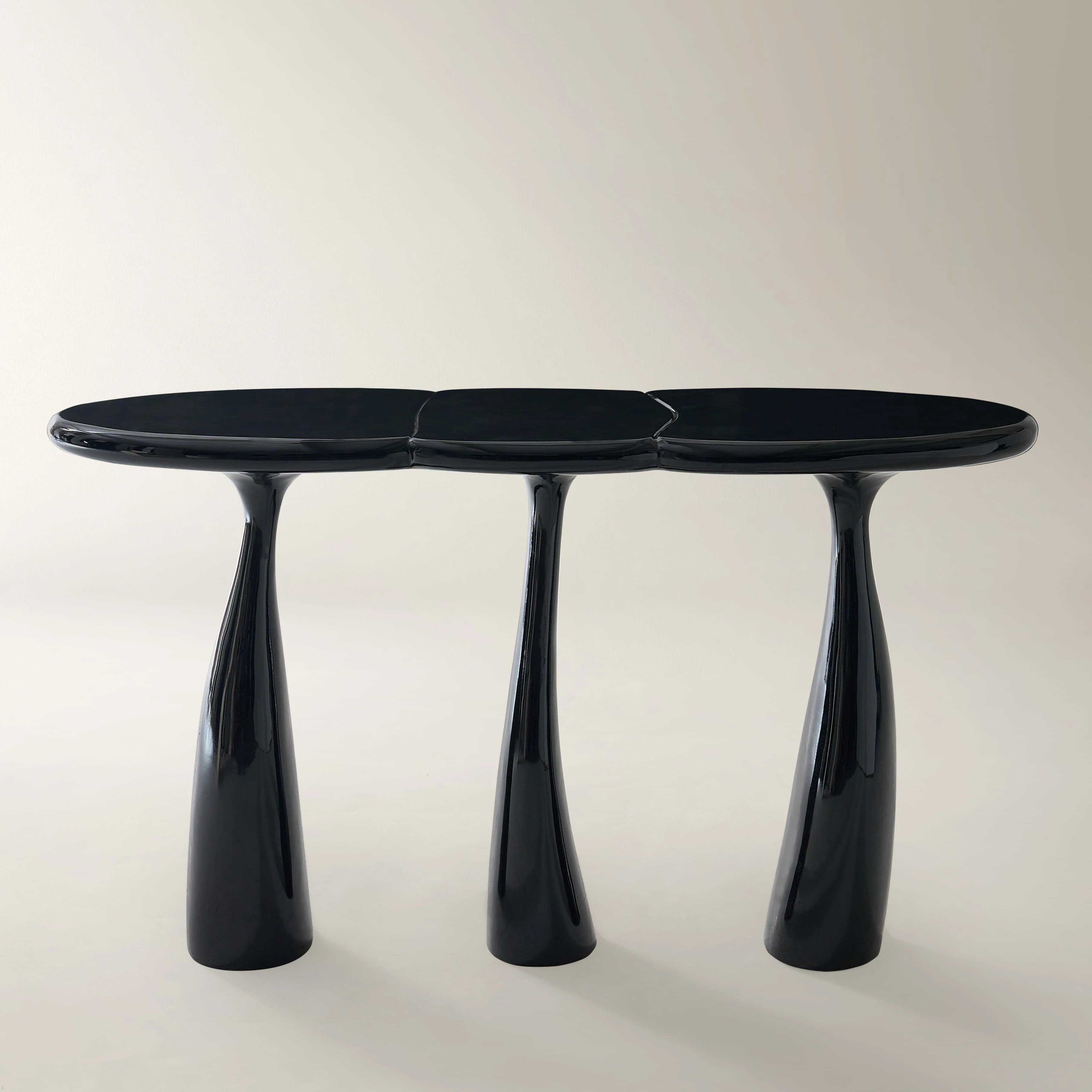 Thalia Console Table (52.4") - Glossy Black | Z Gallerie