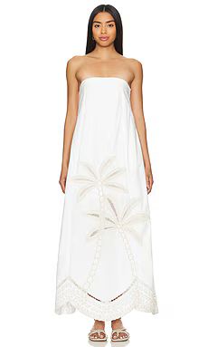 HEMANT AND NANDITA Maxi Dress in White from Revolve.com | Revolve Clothing (Global)