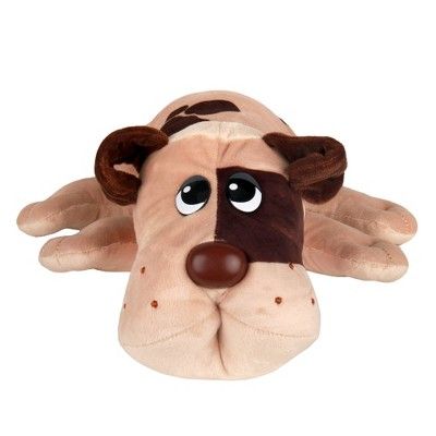 Pound Puppies Classic Stuffed Animal Light Brown With Brown Short Ears | Target