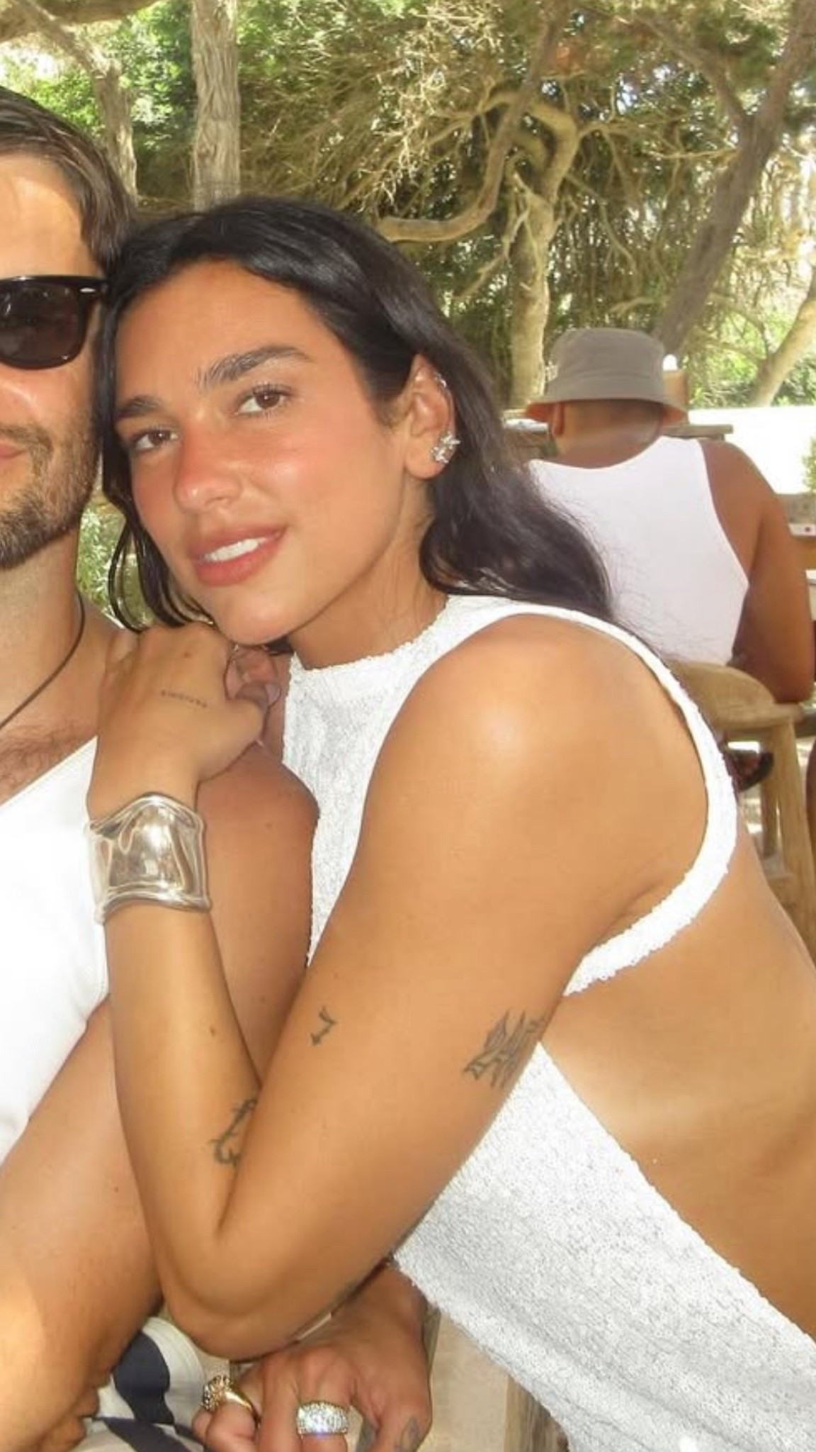 Dua Lipa in the Elsa Peretti bone cuff bracelet  

#LTKTravel #LTKStyleTip #LTKParties