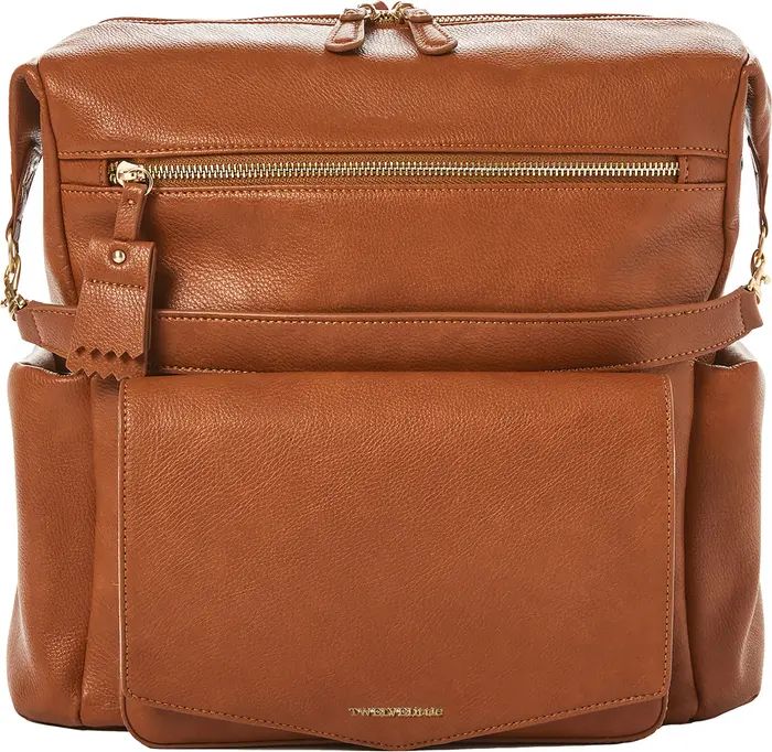 TWELVElittle Peekaboo Faux Leather Convertible Diaper Backpack | Nordstrom | Nordstrom