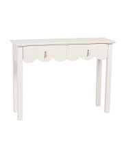 47in Harper Scalloped Console Table | Furniture & Lighting | Marshalls | Marshalls