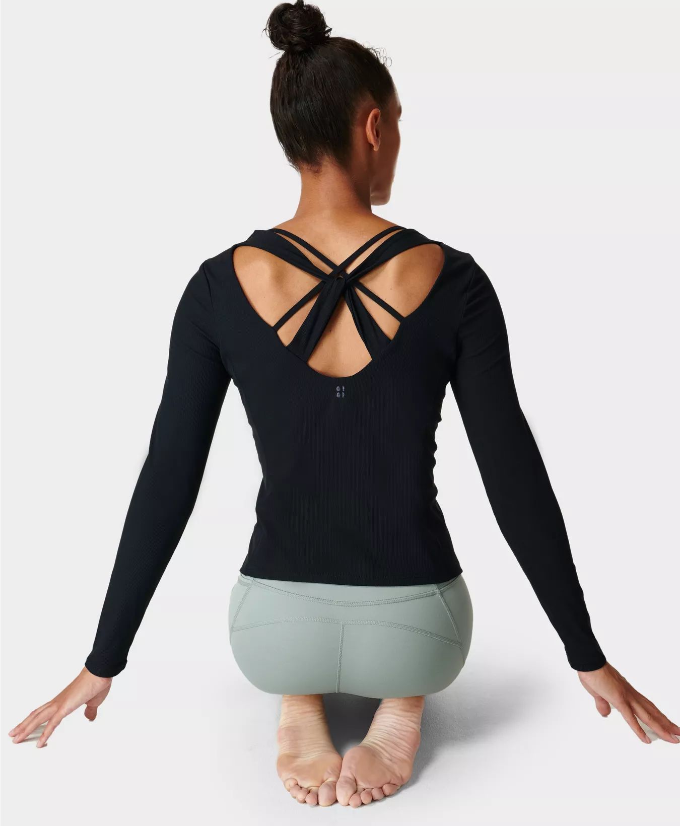 Super Soft Rib Yoga Long Sleeve Top | Sweaty Betty UK