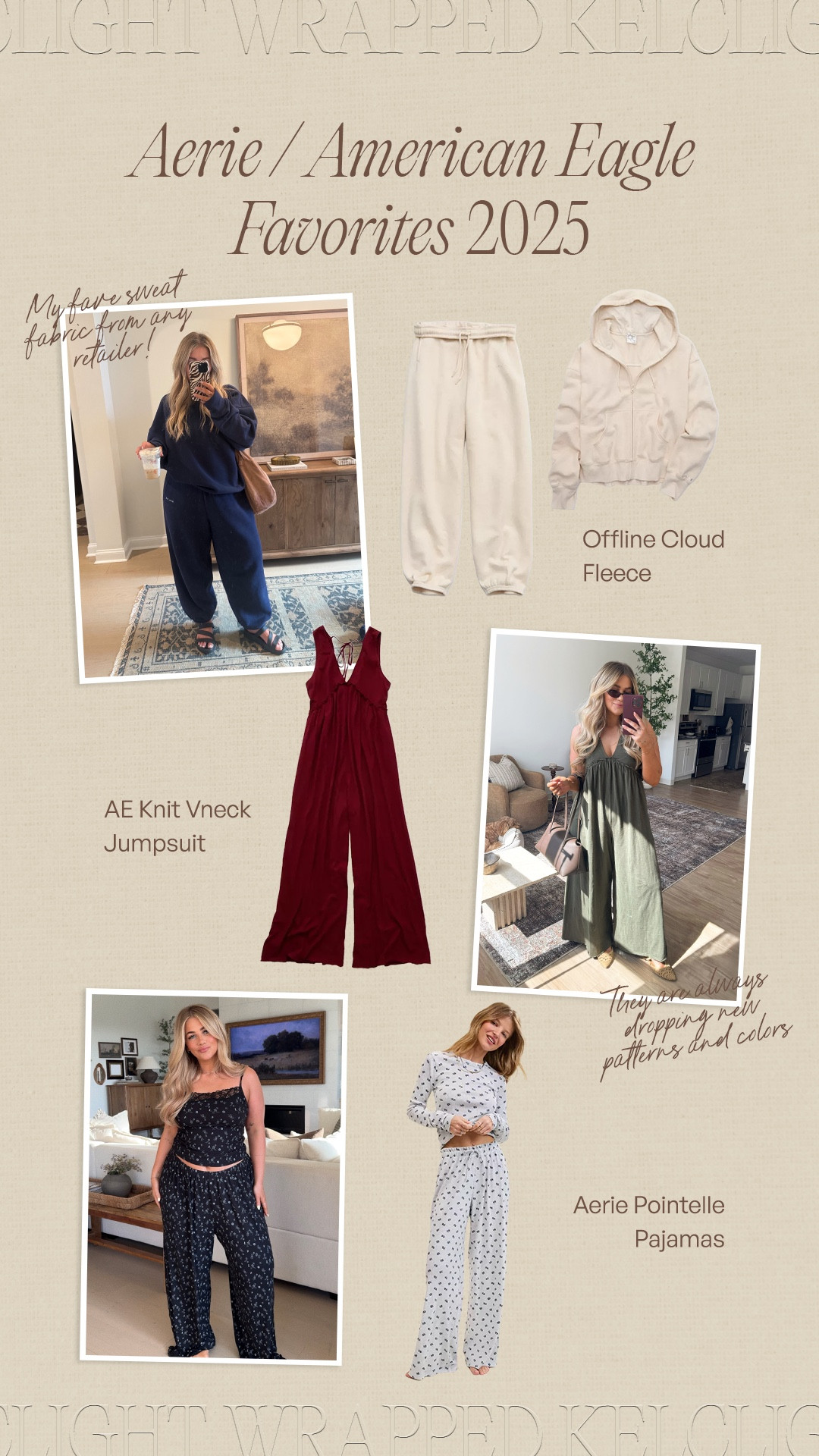 Favorites from aerie this year!!! 🤍 I’m going to be wearing a ton of comfy aerie going into this year too 

#LTKSaleAlert #LTKMidsize