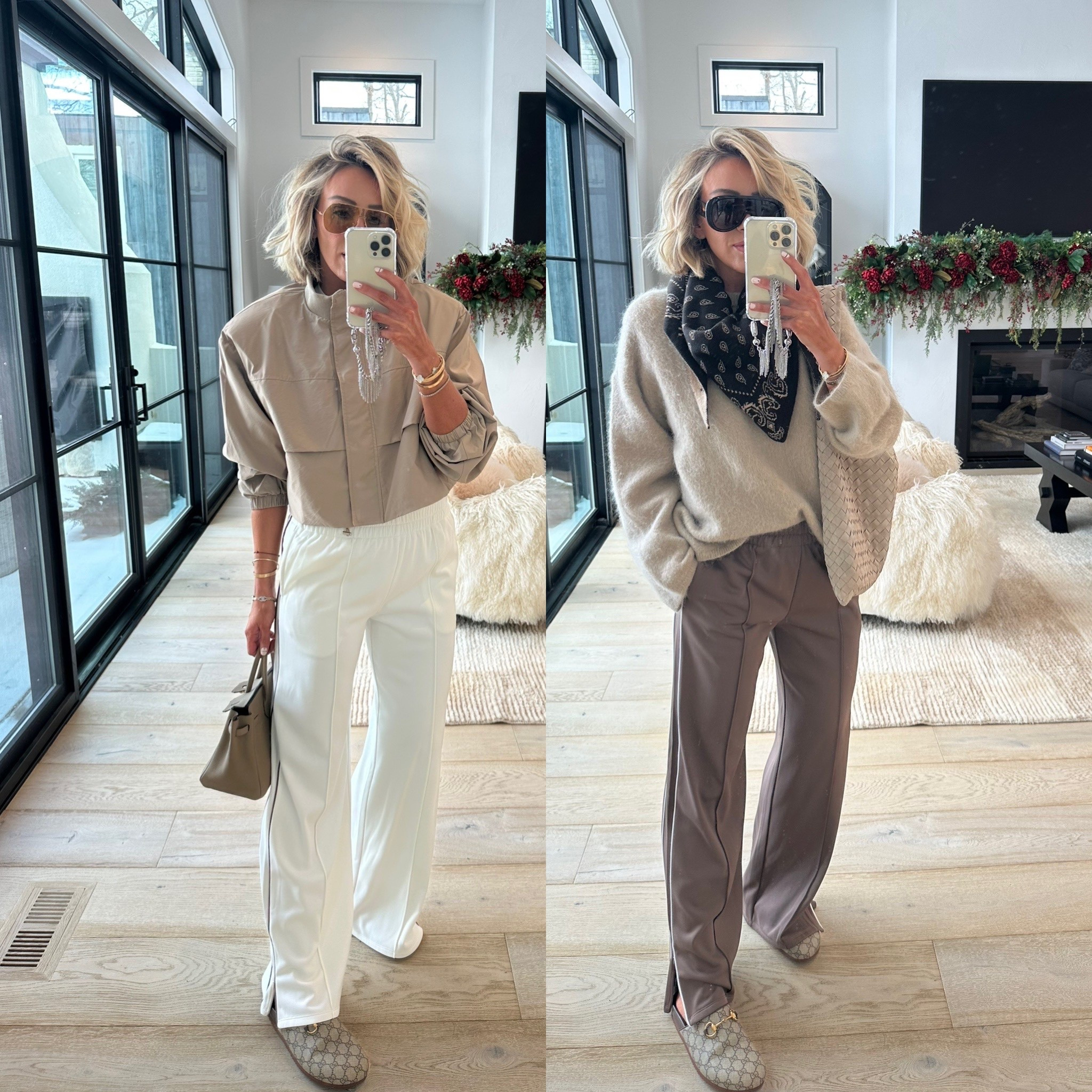 NEW track pants for less than $50.00 from Nordstrom 😍😍😍 (wearing mediums) 