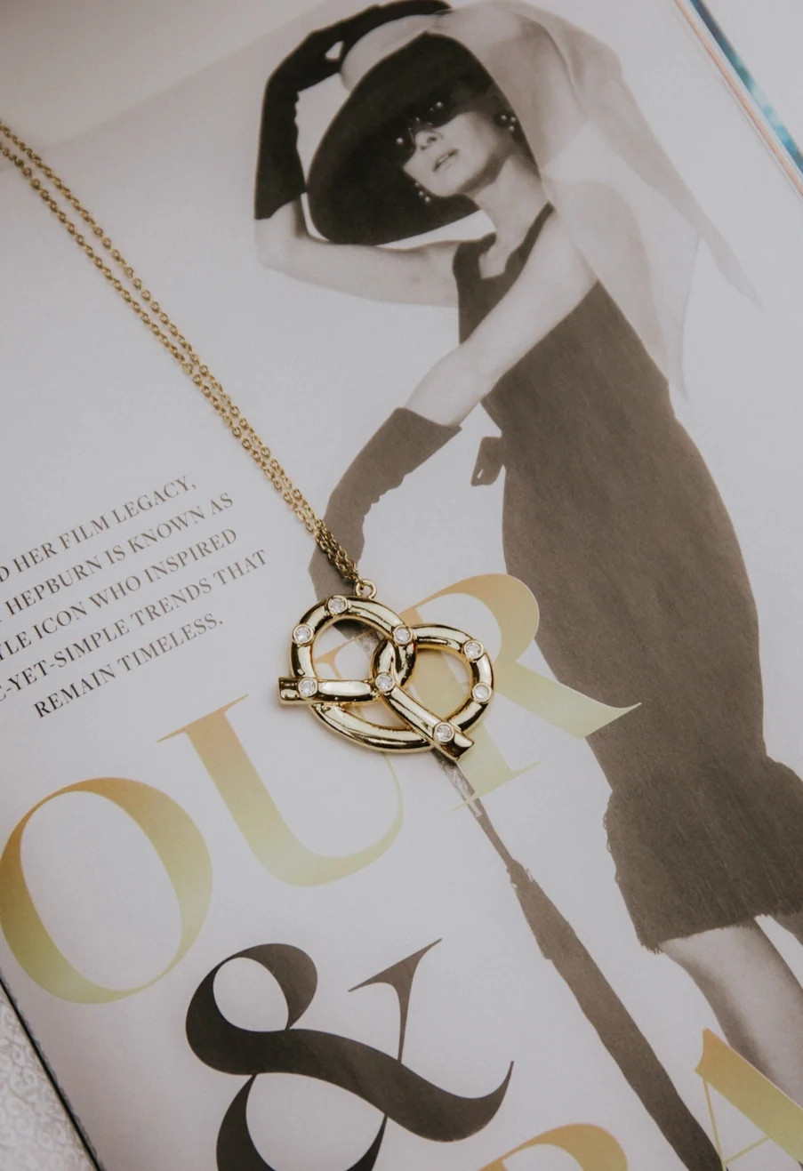 Don't Get it Twisted 316L Stainless Pretzel Necklace | KC Chic Designs