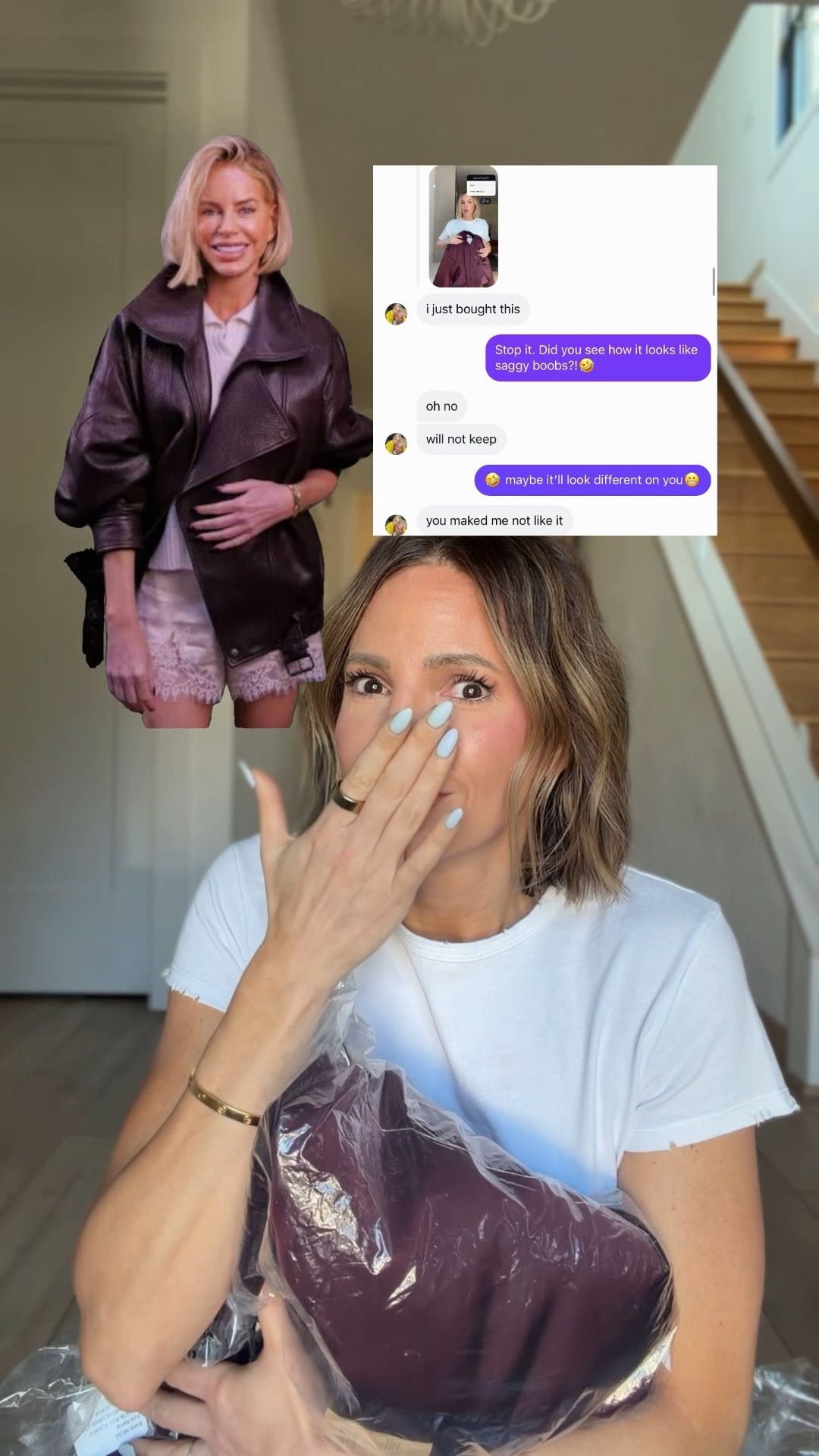 OK, what do we think! Do you see saggy boobs? 😅😅Should I keep it a return it? I’m thinking I’m going to keep it. Wearing a small!

#LTKootd #LTKdayinmylife #LTKmomlife