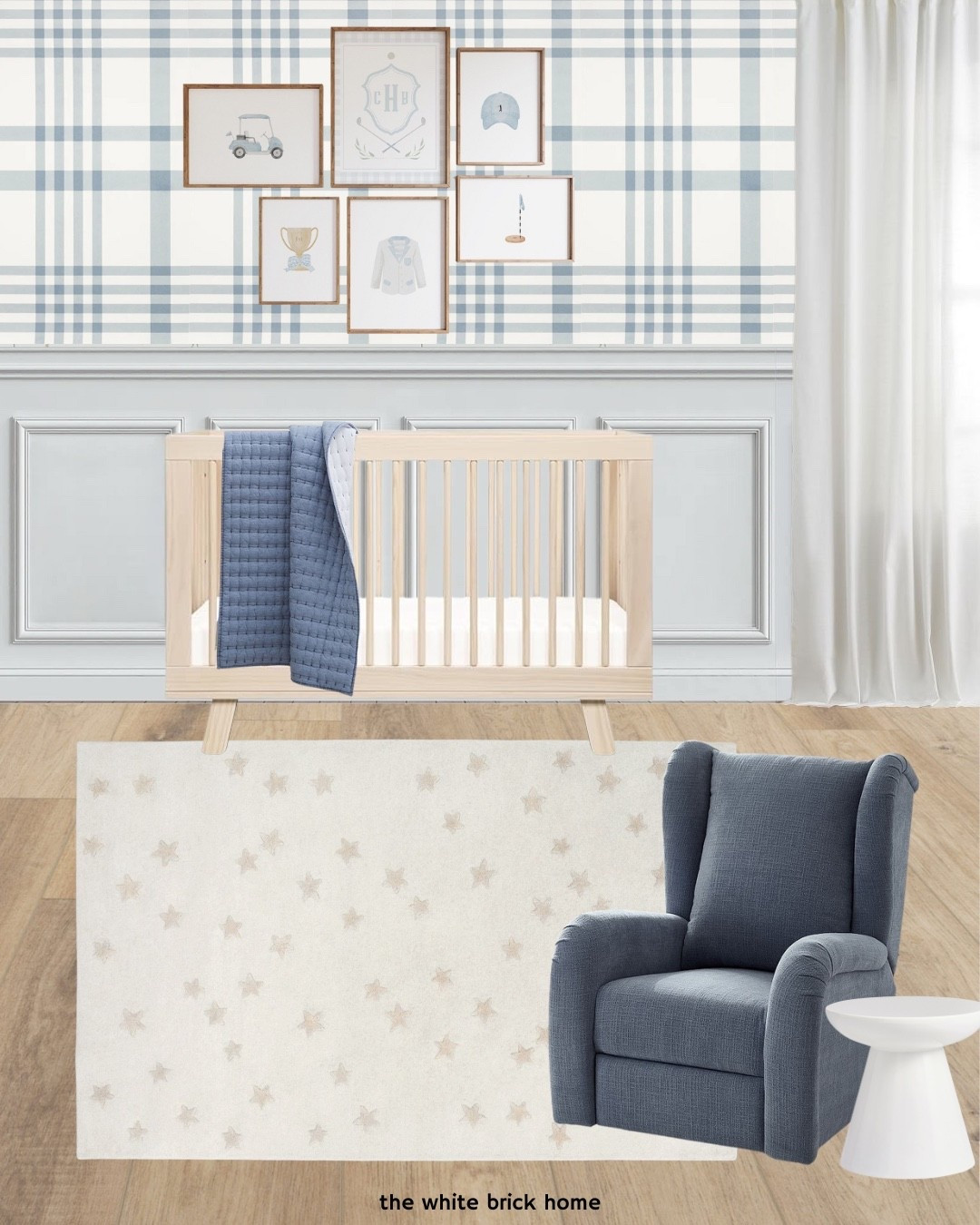 A super cute golf themed nursery idea! 

🖤🖤

Nursery, nursery decor, nursery finds, blue nursery, baby boy, nursery decor blue. Baby boy bedroom, golf bedroom, gold themed nursery, blue. Crib, nursery rug, nursery rocker, nursery glider, curtains, wallpaper, nursery furniture, pottery barn baby, Etsy, Amazon 

#LTKHome #LTKKids #LTKBaby