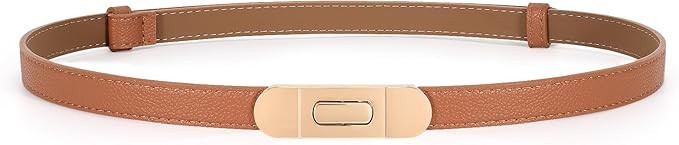 SANSTHS Skinny Women Belt Thin Women Belt for Dresses Coats Jeans Adjustable Belts for Women with... | Amazon (US)