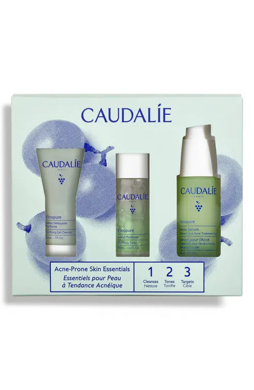 CAUDALÍE Vinopure Acne-Prone Skin Essentials 3-Piece Set $63 Value at Nordstrom | Nordstrom