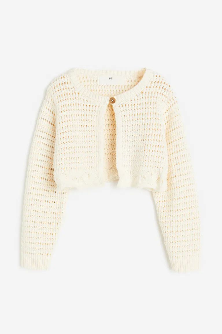 Textured-knit Bolero Sweater | H&M (US + CA)