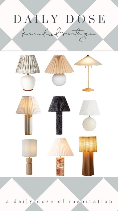 Pleated Table Lamps

#LTKstyletip #LTKhome