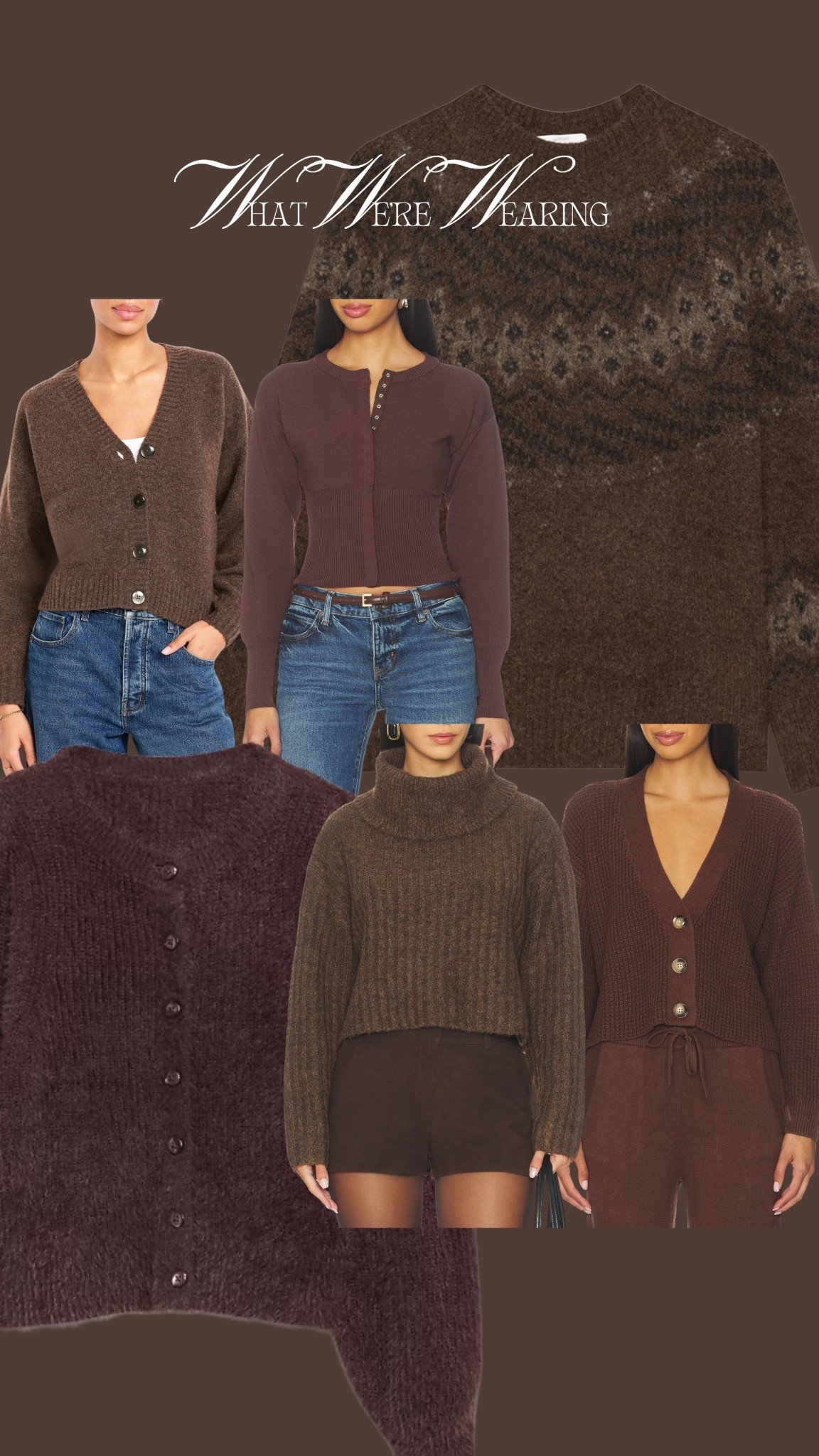 Cozy brown cardigans and sweaters for fall! Always the perfect cozy fall color. Mix of styles and price points!

#LTKFindsUnder100