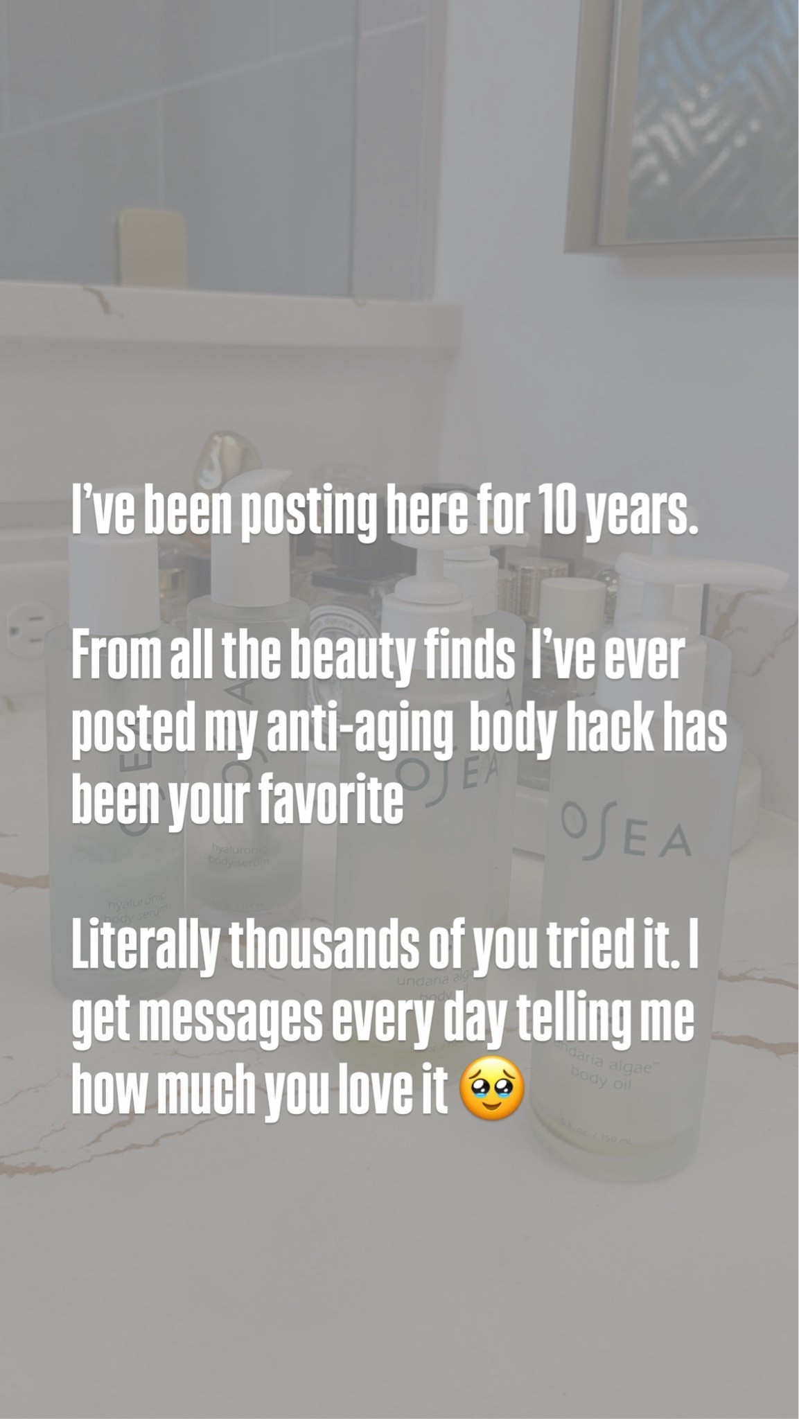 Best anti aging body hack - every night after shower combine hyaluronic acid serum with body oil. There are some awesome holiday sets with huge savings from @nordstrombeauty #nordstrompartner ￼

#LTKOver40 #LTKSaleAlert #LTKBeauty