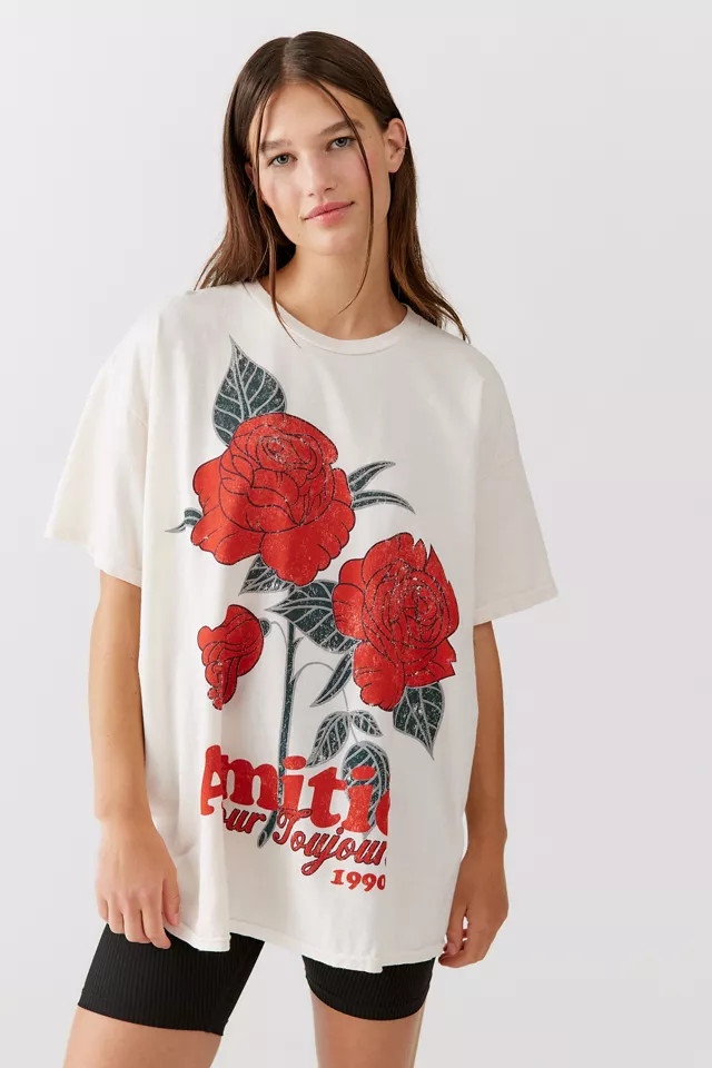 Amite Pour Toujours Rose T-Shirt Dress | Urban Outfitters (US and RoW)