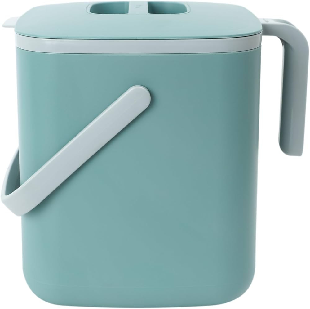 Blue Ginkgo Kitchen Compost Bin [5L / 1.32 GAL] – Filter-Free, Odor-Tight Countertop Food Waste... | Amazon (US)