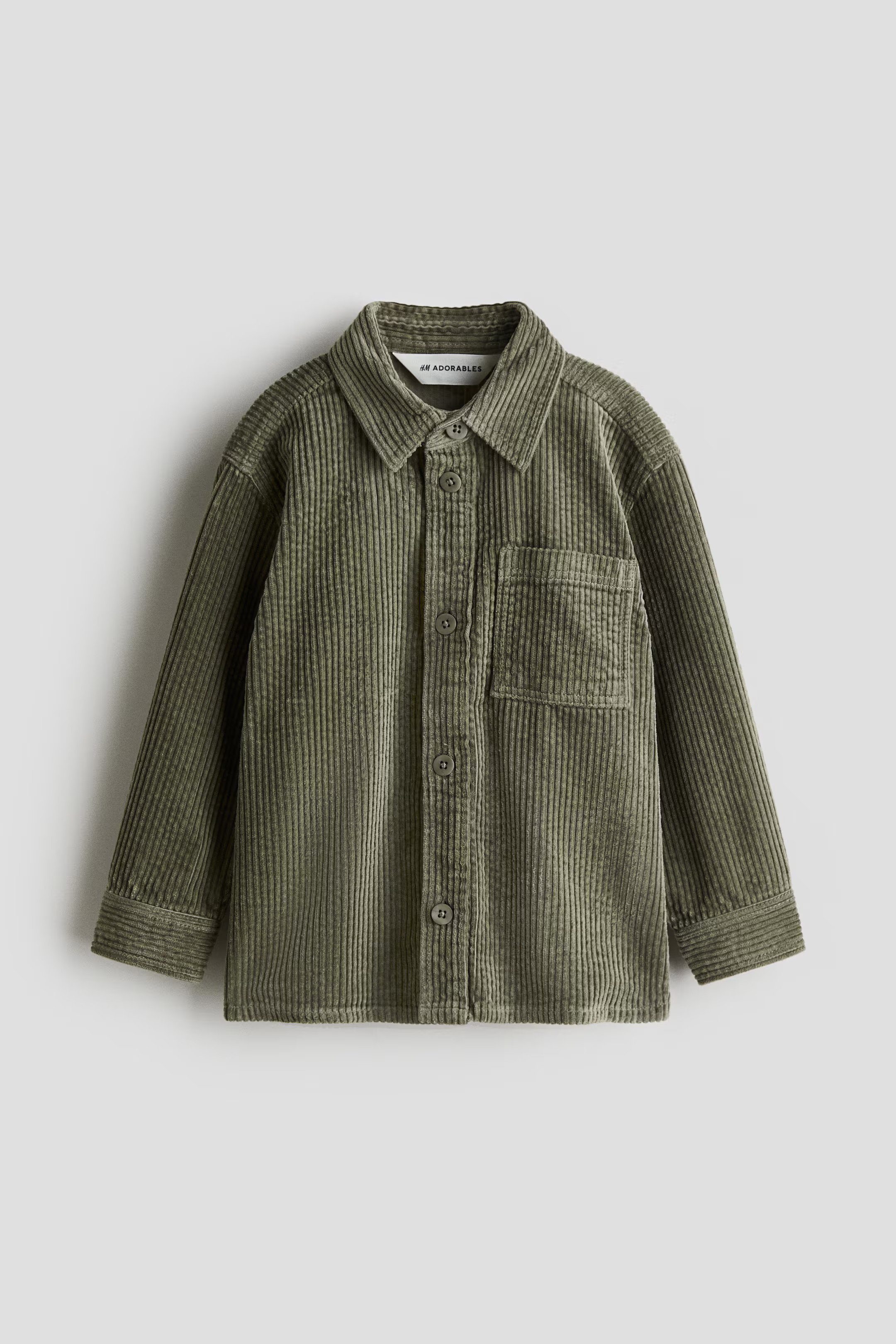 Corduroy Cotton Overshirt | H&M (US + CA)