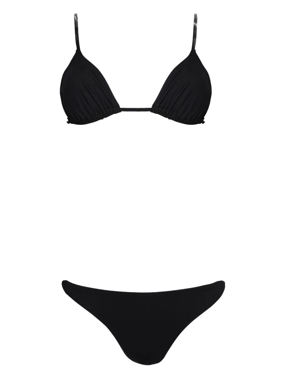WARDROBE.NYC triangle-cup Bikini | Black | FARFETCH UK | Farfetch Global