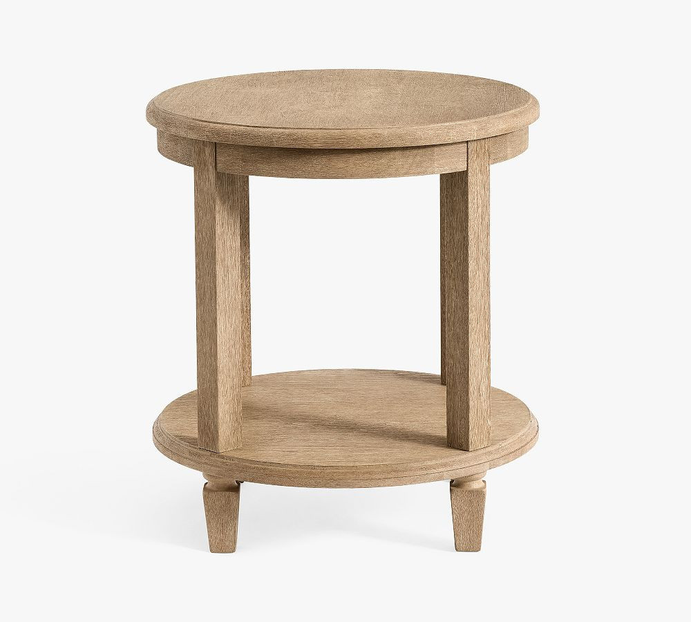 Sausalito Round Side Table, Seadrift, 22 | Pottery Barn (US)