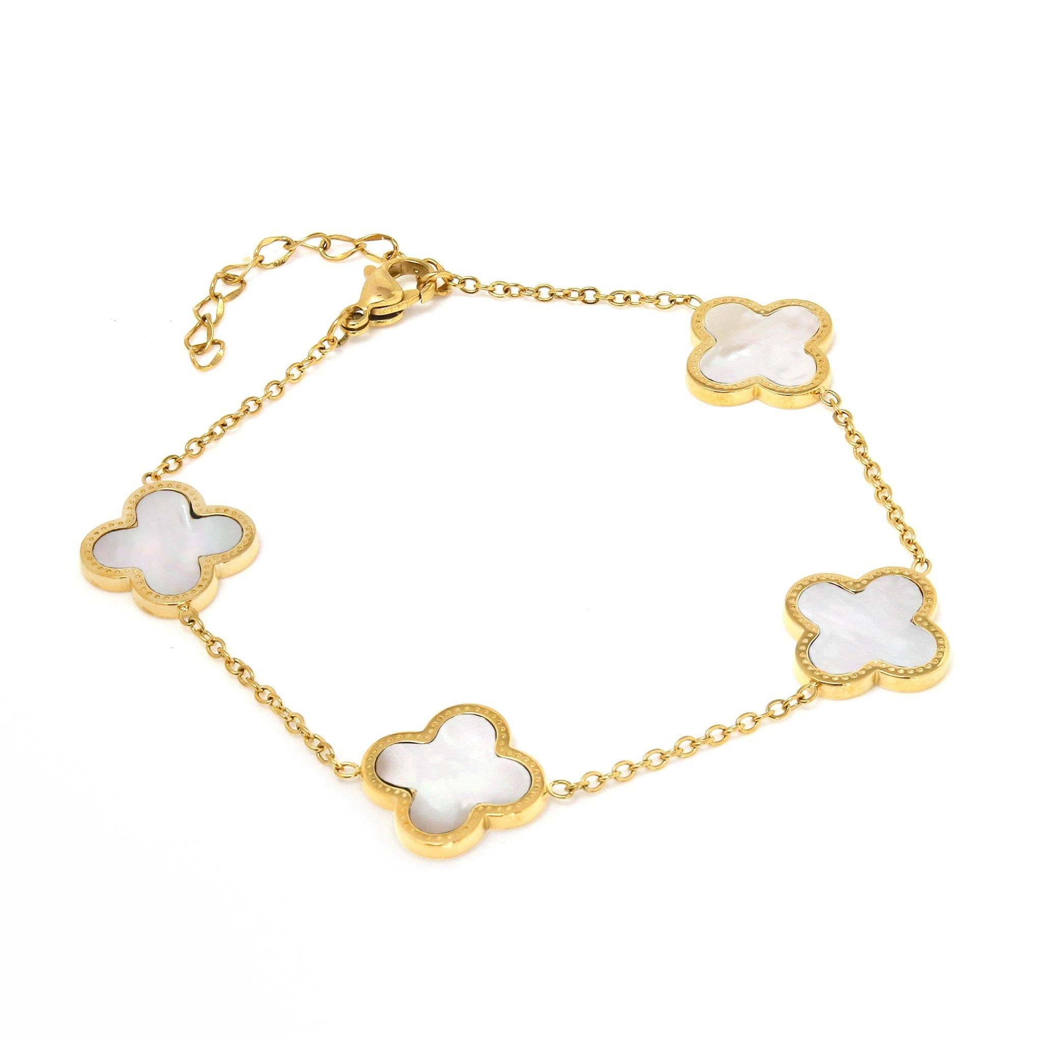 Jewellery | Luck Bracelet Gold And Pearl | Say It With Diamonds | Debenhams UK